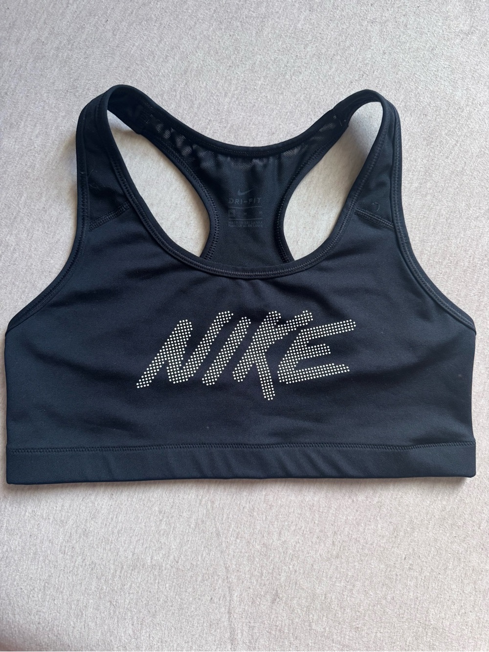 Nike Black Racerback Sports Bra